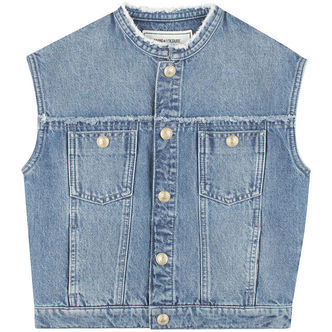 Zadig & Voltaire Denimvest - Kaely - Double Stone