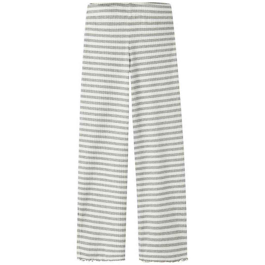 Name It Bukser - NkfVemma - Grey Melange/Cloud Dancer