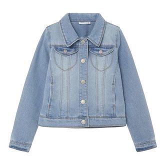 Name It Denimjakke - Noos - NkfStar - Light Blue Denim