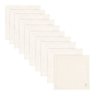 Fanga Fontana Stofbleer - 65x65 - Nuvoli - 10-pak - Antique Whit