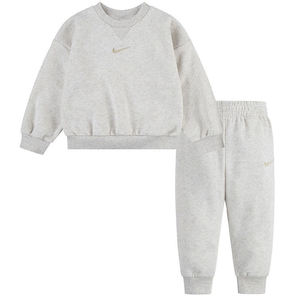 Nike Sweatsæt - Sweatshirt/Sweatpants - Pale Ivory Heather