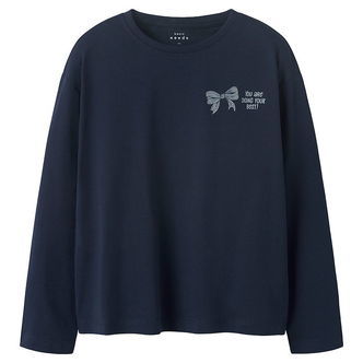 Name It Bluse - NkfVeen - Navy Blazer/Bow