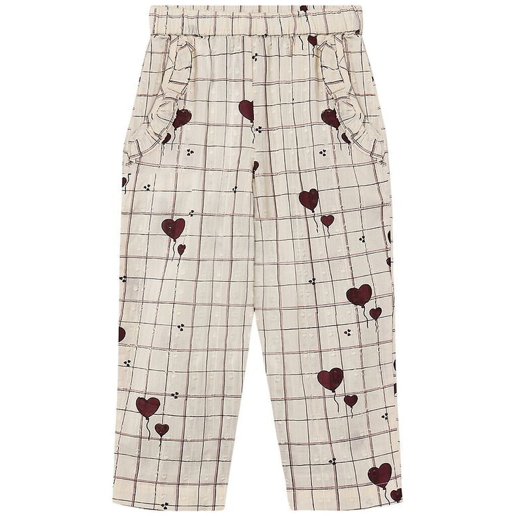 Fliink Bukser - Ilove - Sandshell Heart Aop