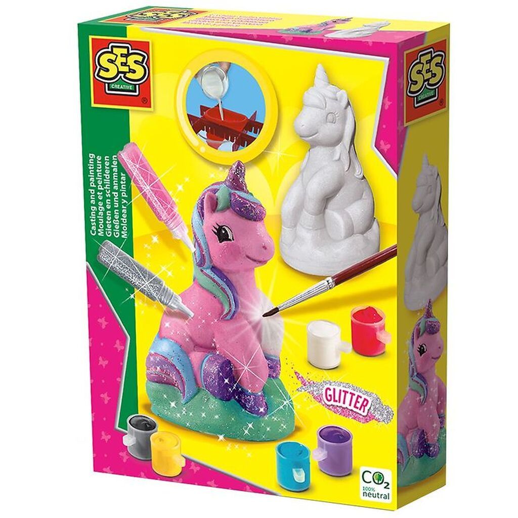 SES Creative - Støb & Mal - Enhjørning