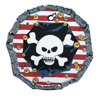 Liontouch Udklædning - Pirat-skjold - Rød/Hvid