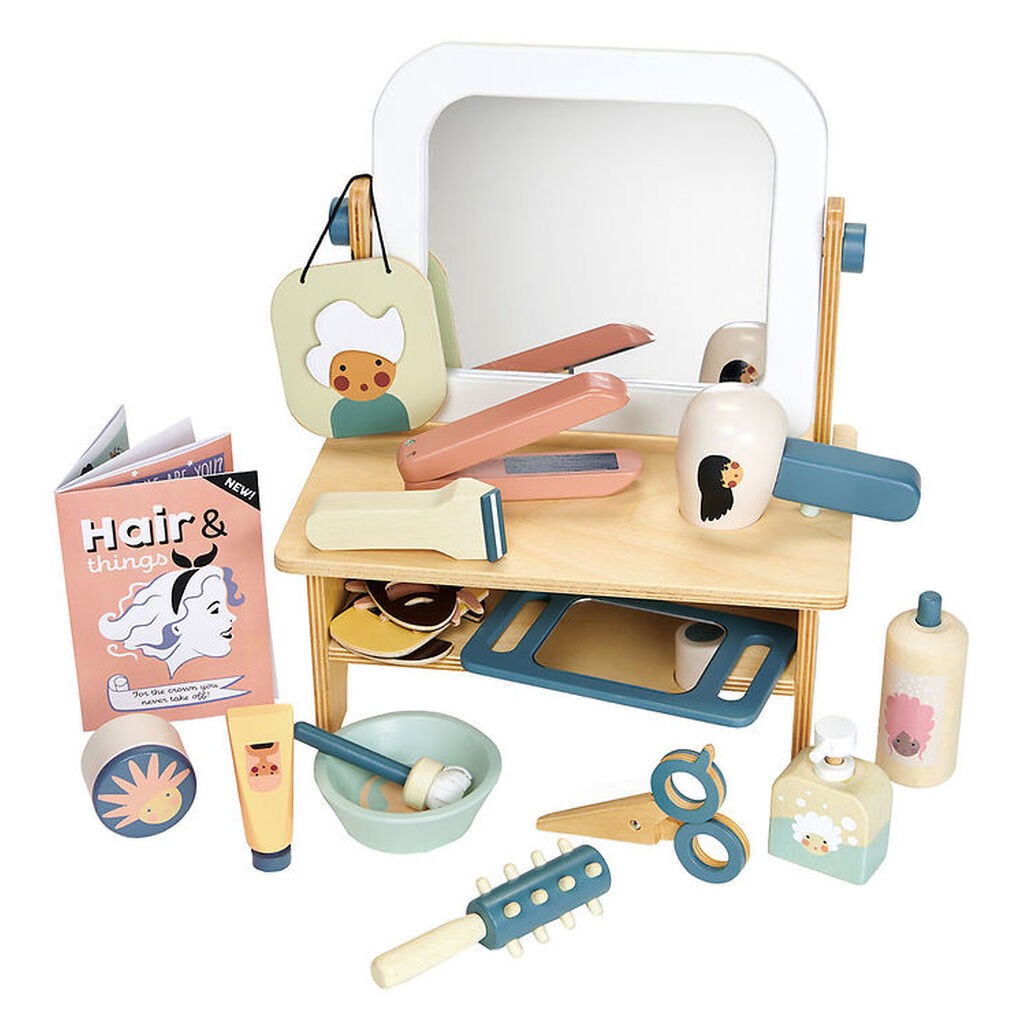 Tender Leaf Trælegetøj - Frisørsalon - 22 Dele