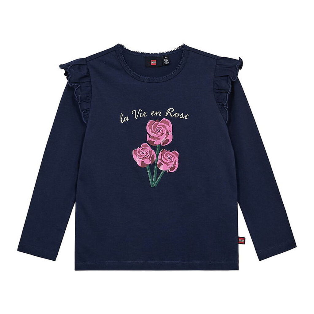 LEGOÂ® Wear Bluse - LwTaja - Mørkeblå m. Blomster