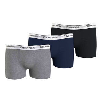 Calvin Klein Boxershorts - 3-pak - Sort/Gråmeleret/Black Iris