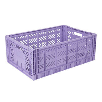 Aykasa Foldekasse - 60x40x22 cm - Maxi - Taro Milk Tea