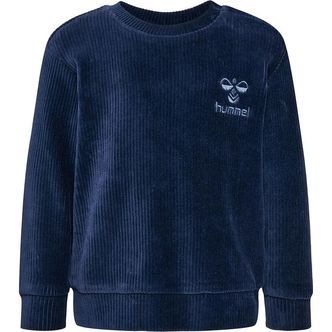 Hummel sweatshirt - Fløjl - hmlCordy - Black Iris