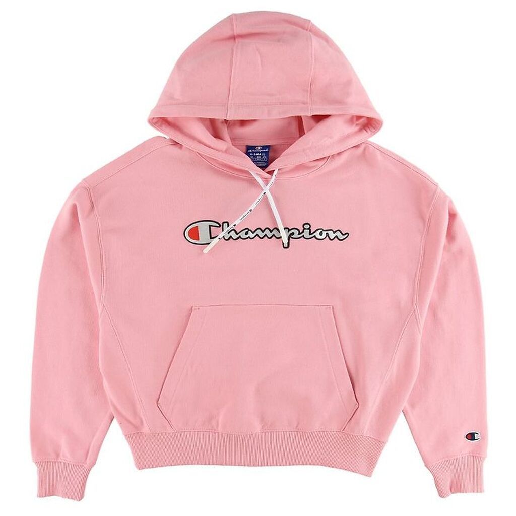 Champion Fashion Hættetrøje - Pink m. Logo