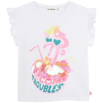 Billieblush T-shirt - Hvid m. Print