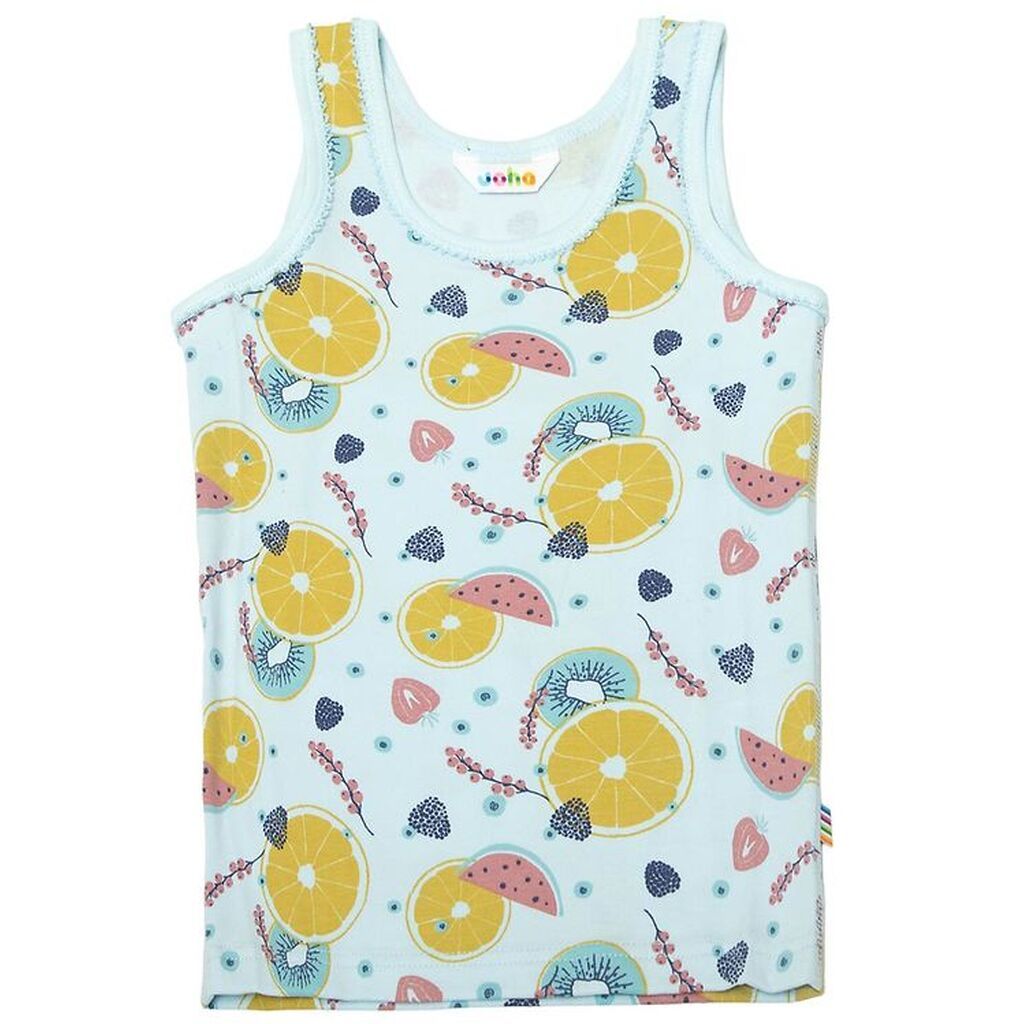 Joha Undertrøje - Lyseblå m. Frugt