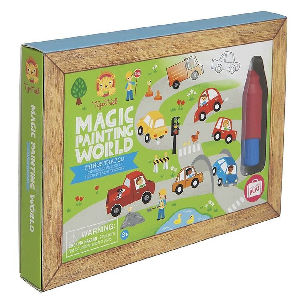 Tiger Tribe Farvesæt - Magic Painting World - Things That Go