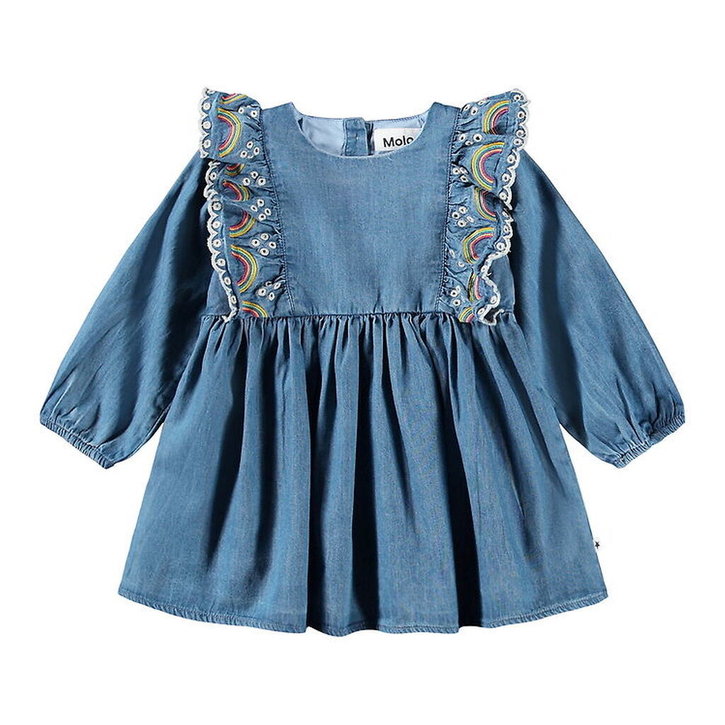 Molo Kjole - Denim - Carlene - Wonder Rainbow