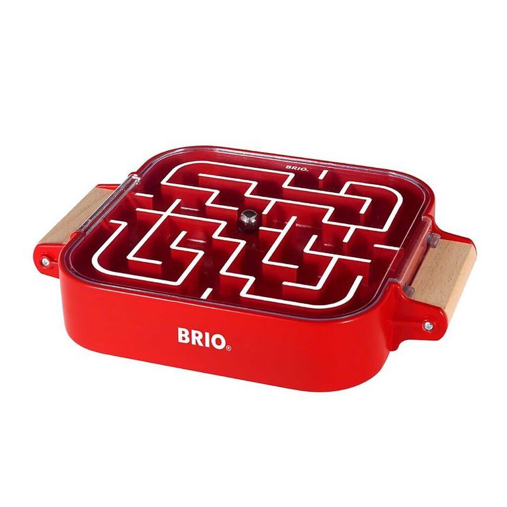 BRIO GAMES Labyrint Spil - Rød 34100