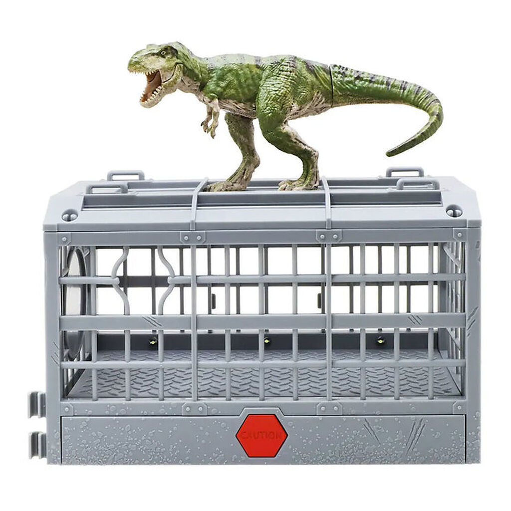 Jurassic World Dinosaur - T-Rex - Rebirth Battle Rumble Cage