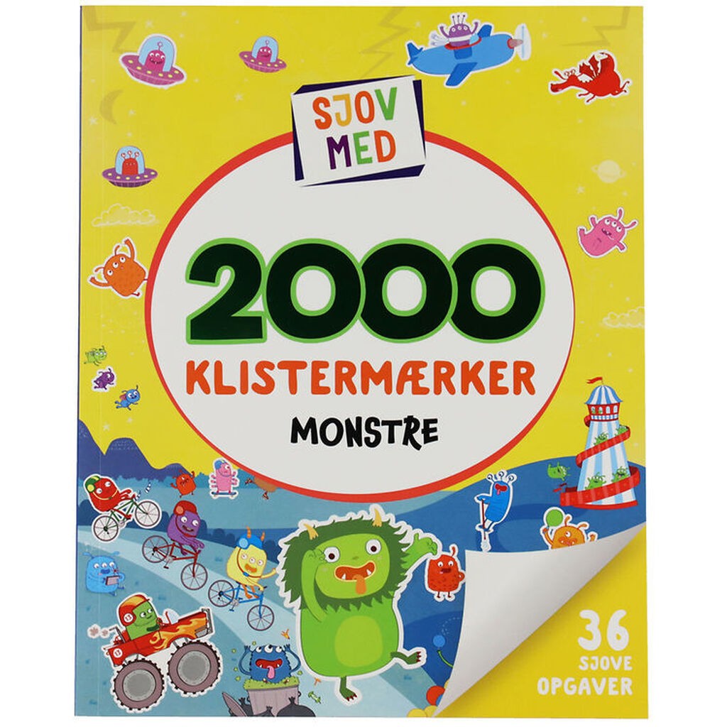 Forlaget Tukan Aktivitetsbog - Monstre - DA