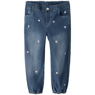 Name It Jeans - NmfRose - Dark Blue Denim/Hearts Emb