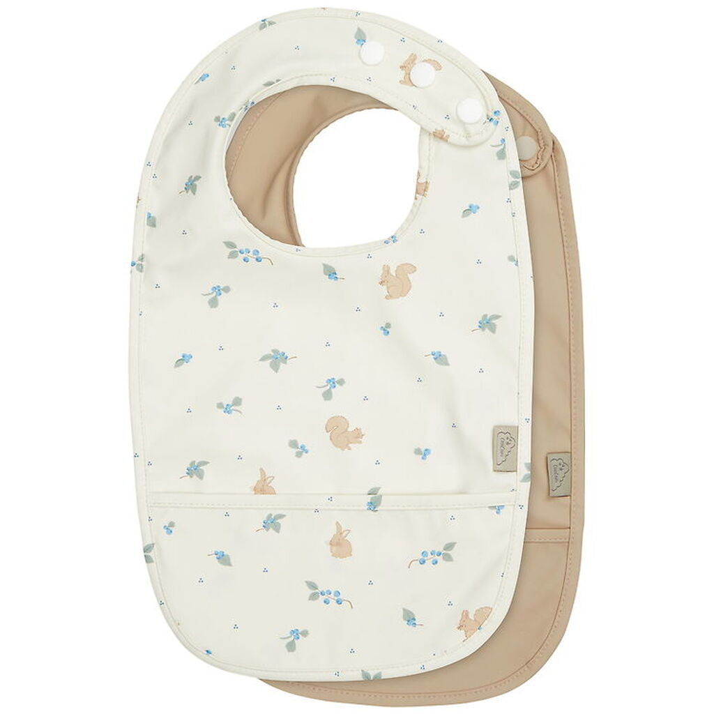 Cam Cam Hagesmække m. Lomme - PU - 2-pak - Blueberries