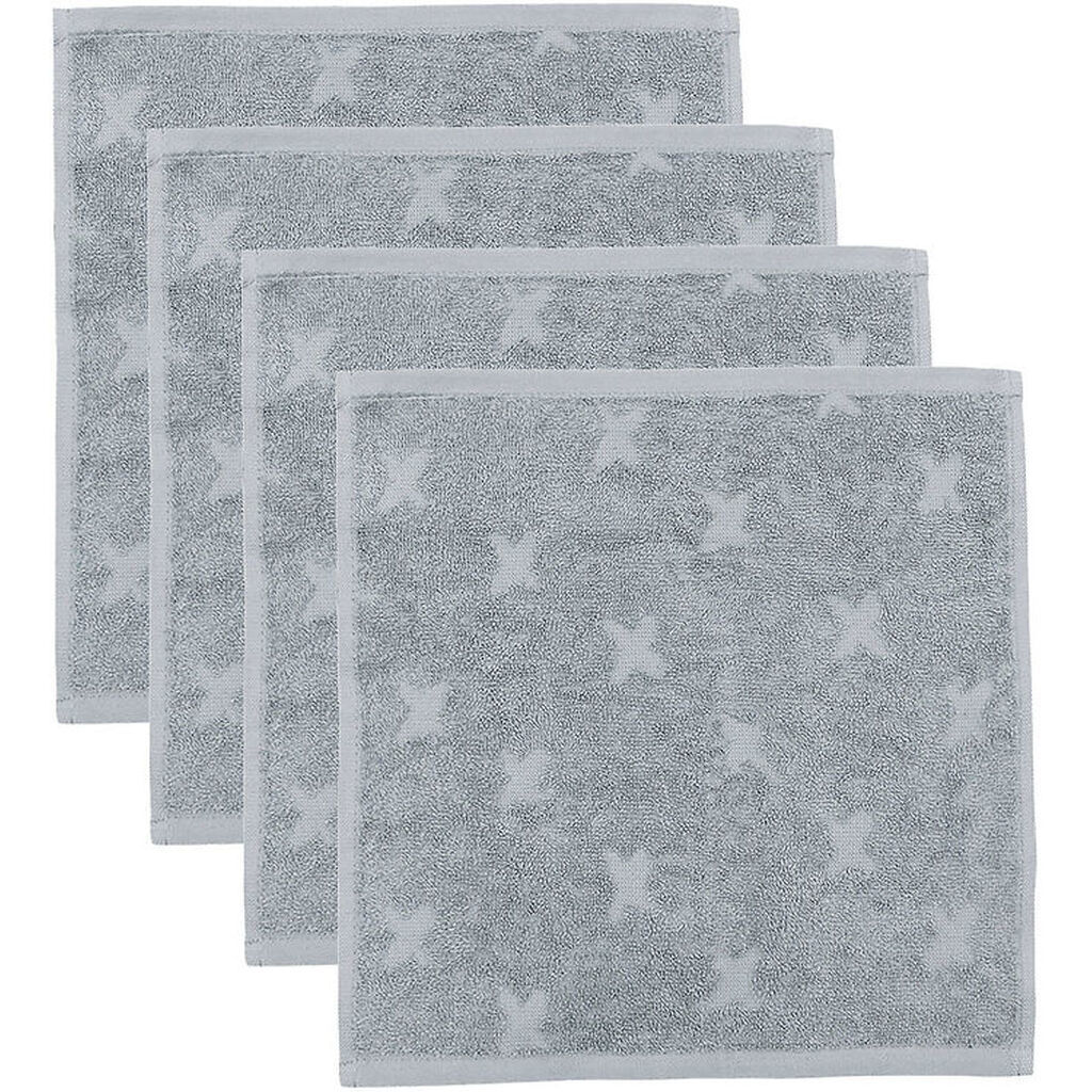 Müsli Vaskeklude - 4-pak - Jasmin Blue