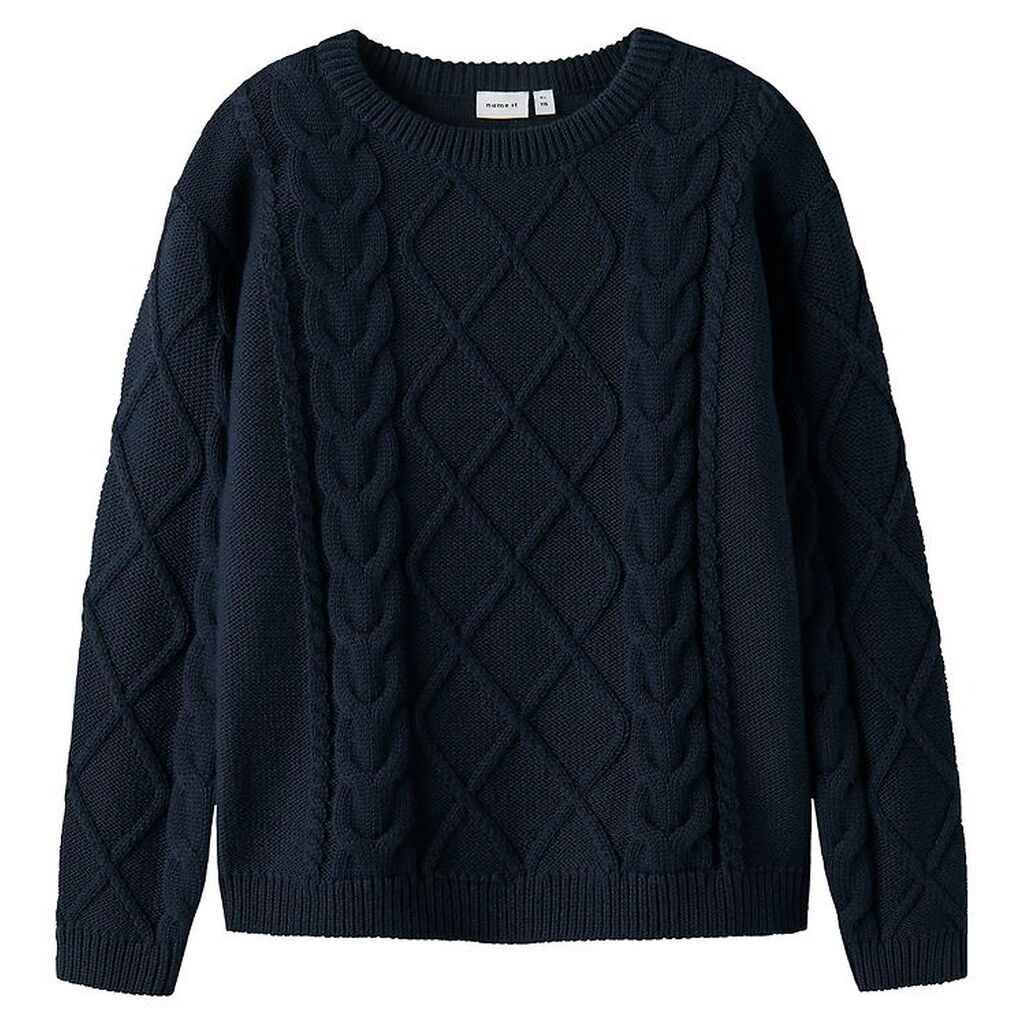 Name It Bluse - Strik - NmmLyle - Navy Blazer