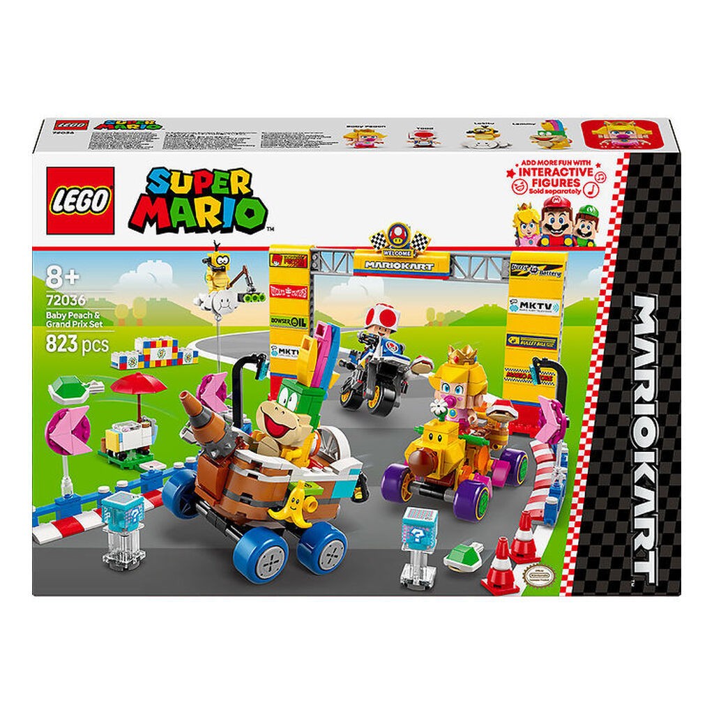 LEGOÂ® Super Mario - Mario Kart - Baby Peach ... 72036 - 823 Dele