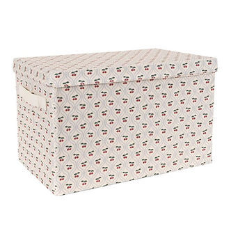 Konges Sløjd Opbevaringskurv - Lille - Cherry Motif