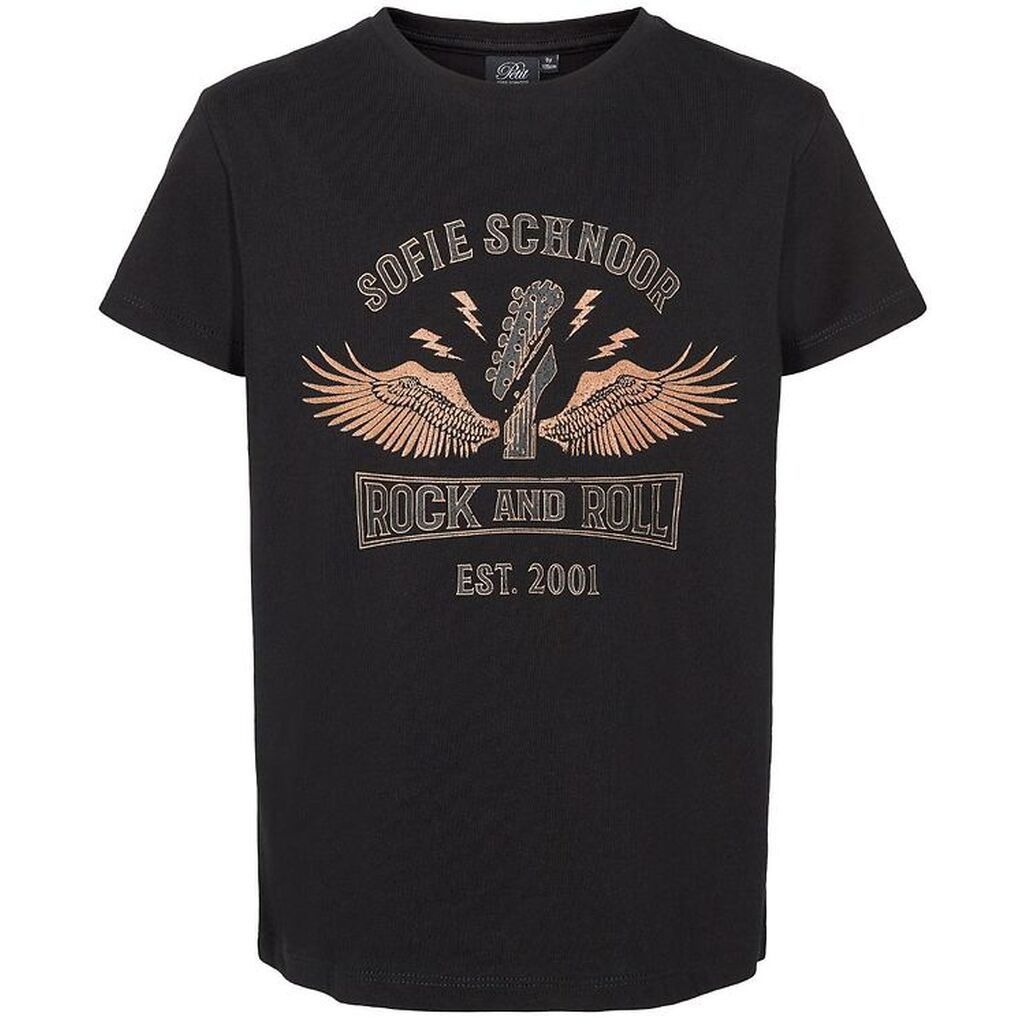 Petit by Sofie Schnoor T-shirt - Felina - Sort m. Print