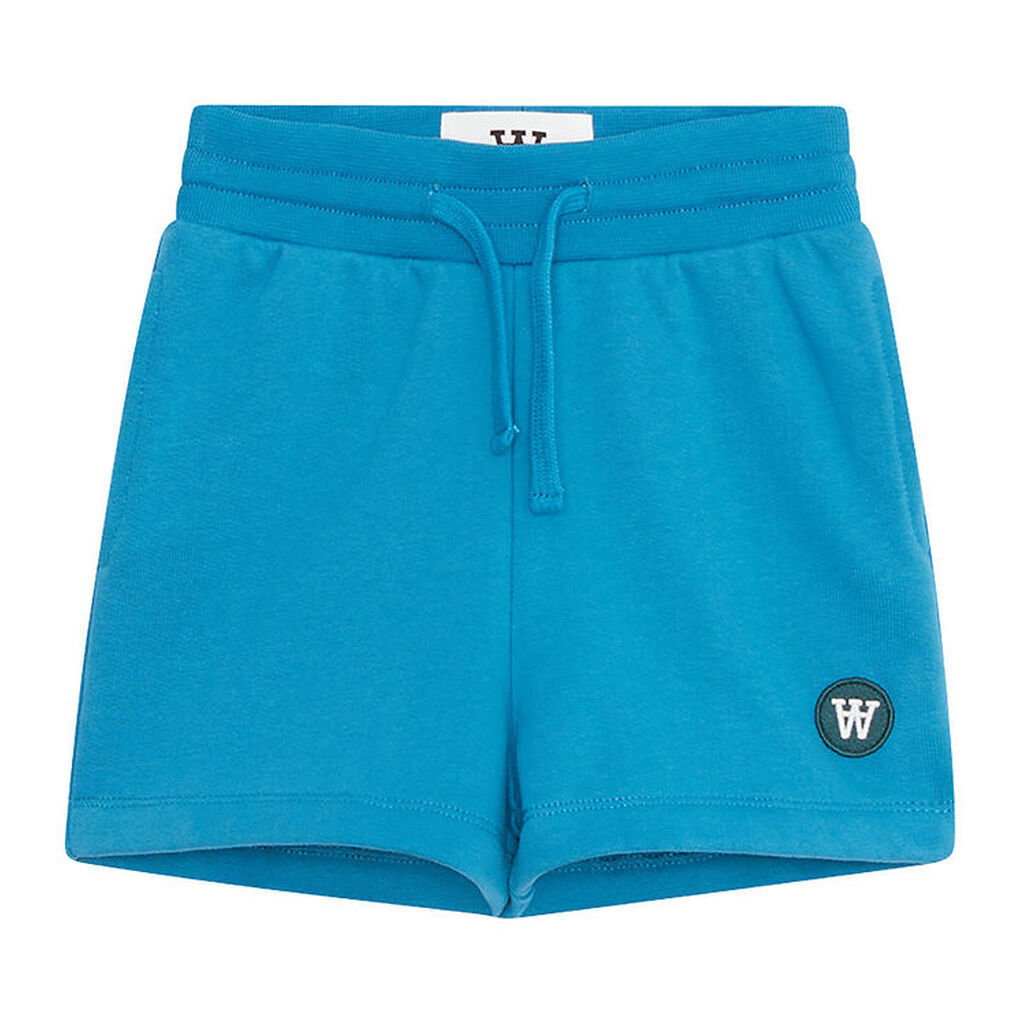 Wood Wood Sweatshorts - Victor - Blå