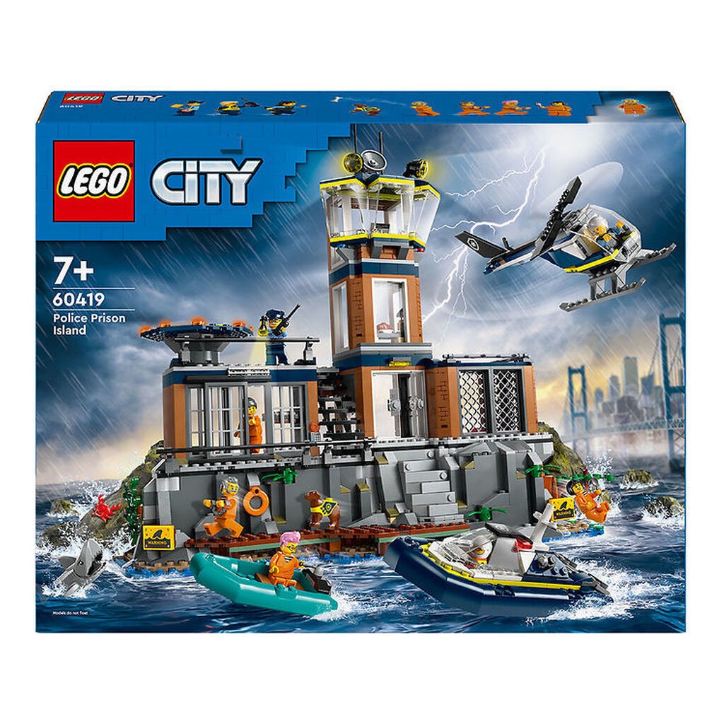 LEGOÂ® City - Politiets fængselsø 60419 - 980 Dele