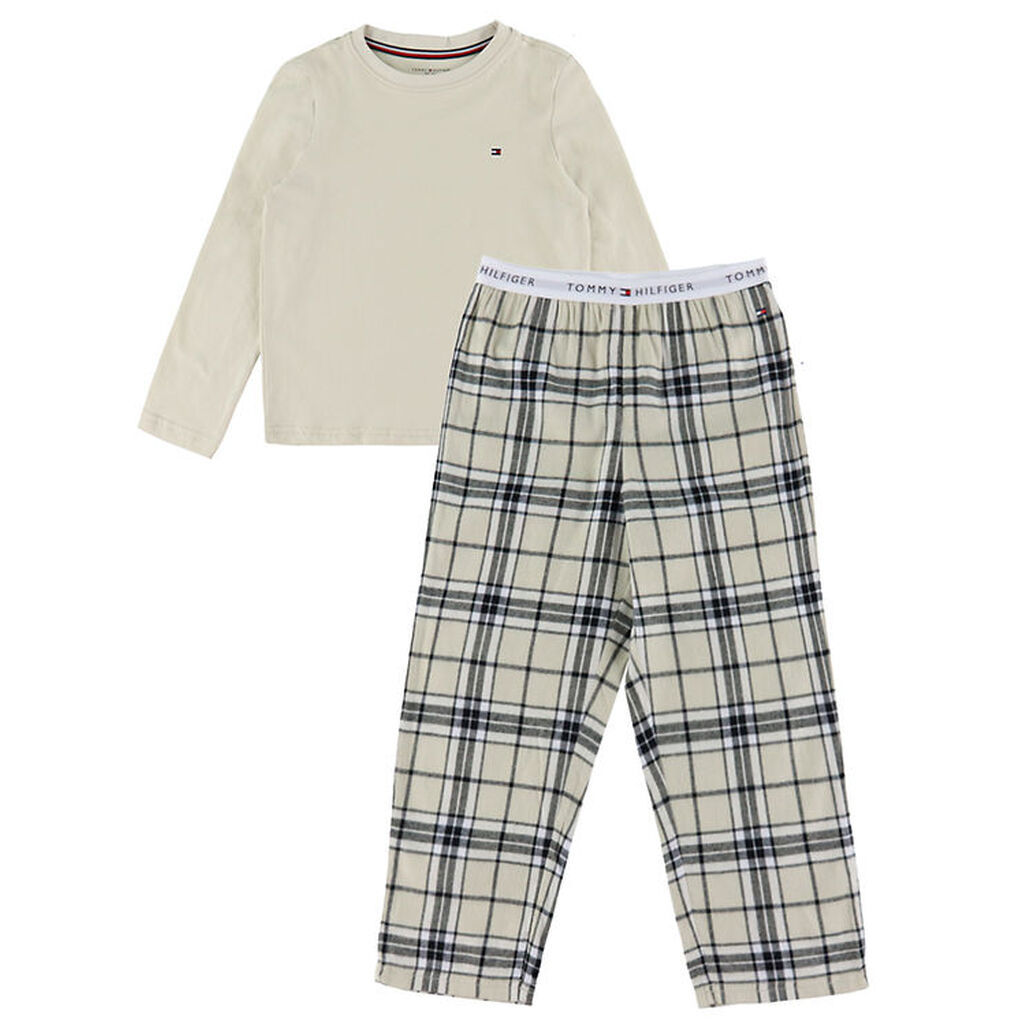 Tommy Hilfiger Nattøj - Newsprint/Tartan Newsprint