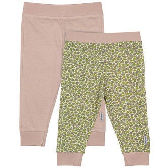 Mikk-Line Leggings - 2-Pak - Adobe Rose