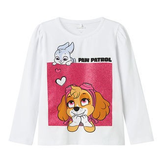 Name It Bluse - Noos - NmfJoana - Paw Patrol - Bright White