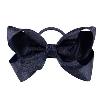 Little Wonders Hårelastik - Luana - 5 cm - Navy m. Glimmer