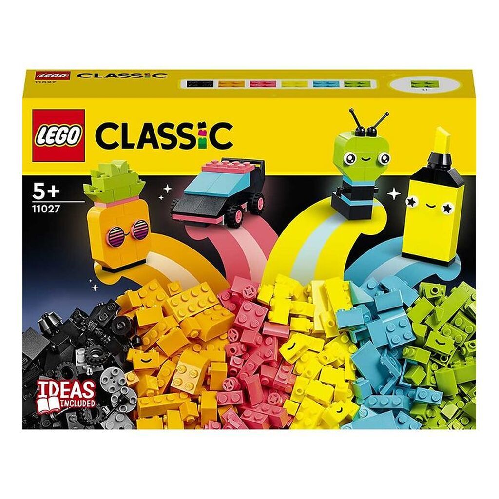 LEGOÂ® Classic - Kreativt Sjov Med Neonfarver 11027 - 333 Dele