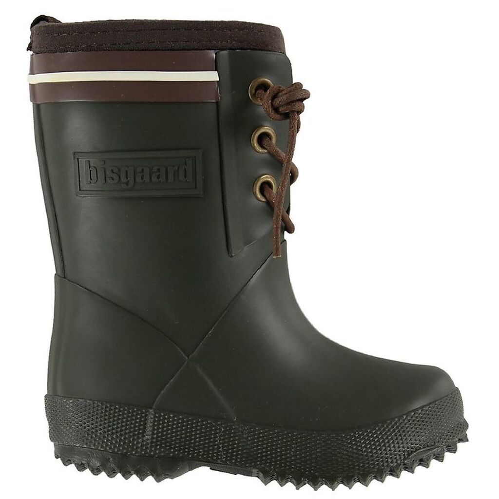 Bisgaard Termostøvler - Armygrøn/Brun m. Snøre