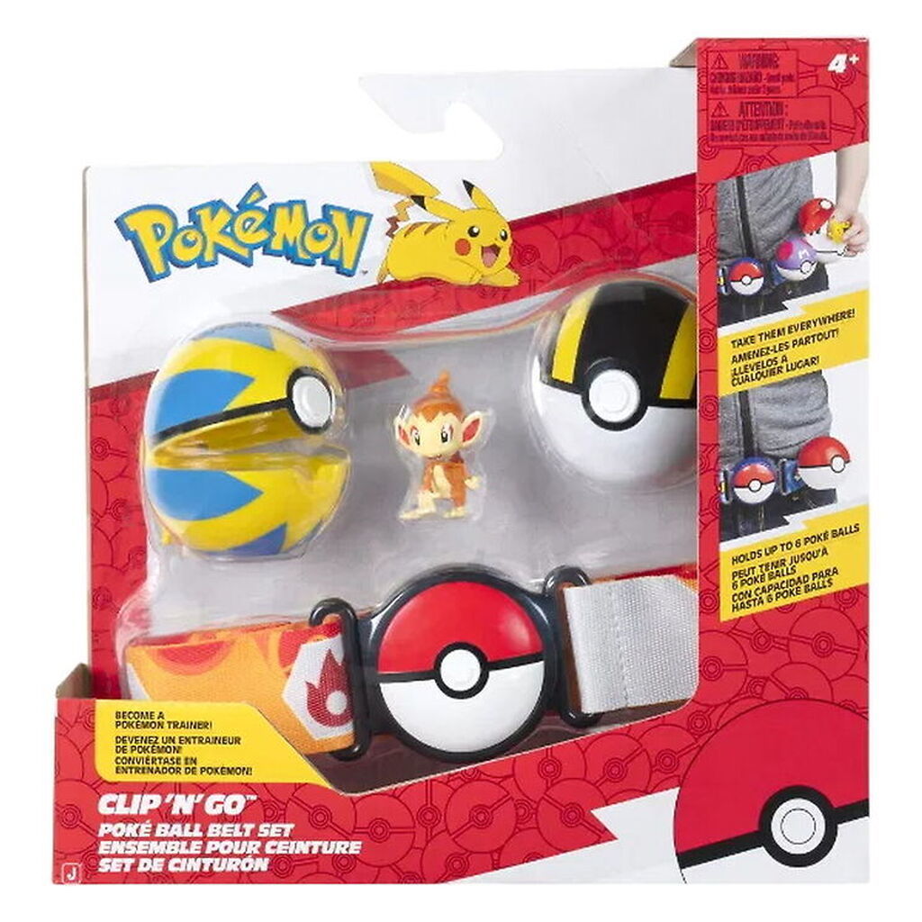 Pokémon Bæltesæt - Chimchar - Clip 'N' Go