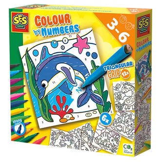 SES Creative - Mal Efter Nummer - Tusser m. Trekantsgreb