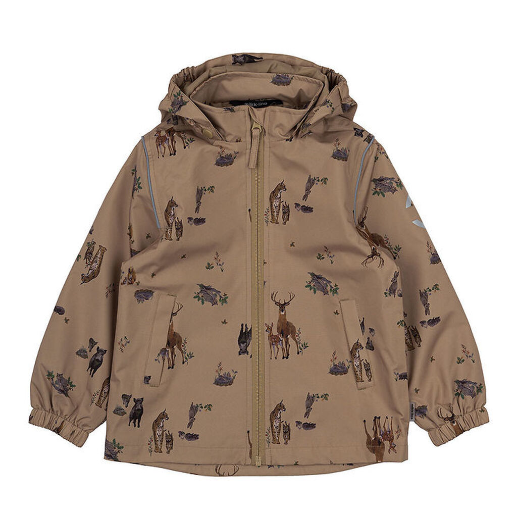 Mikk-Line Sommerjakke - Kelp m. Skovens Dyr