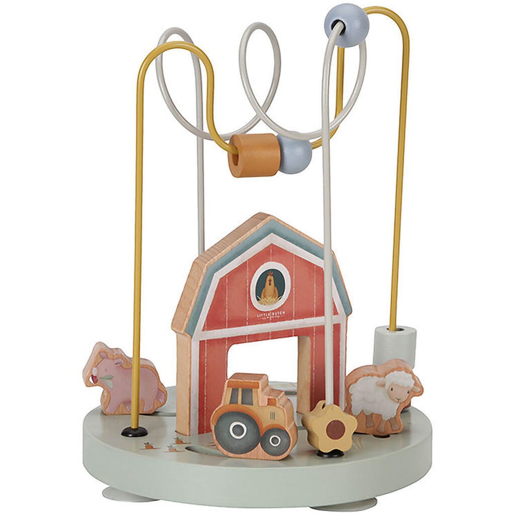 Little Dutch Aktivitetslegetøj - Perlelabyrint - Little Farm