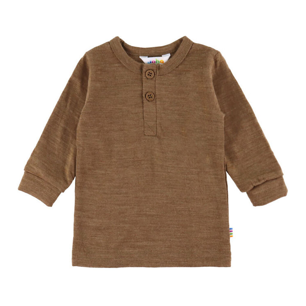 Joha Bluse - Uld - Varm Brun