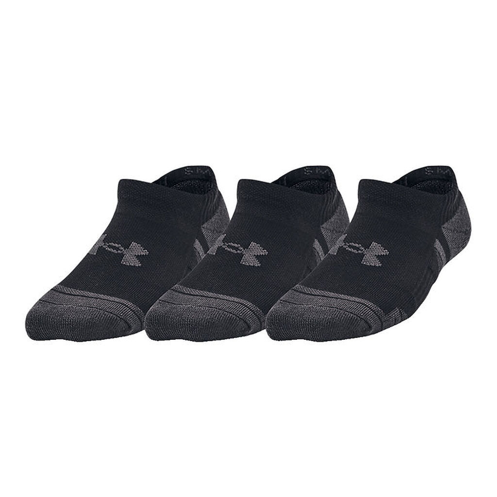 Under Armour Ankelstrømper - 3 Pak - Sort/Grå