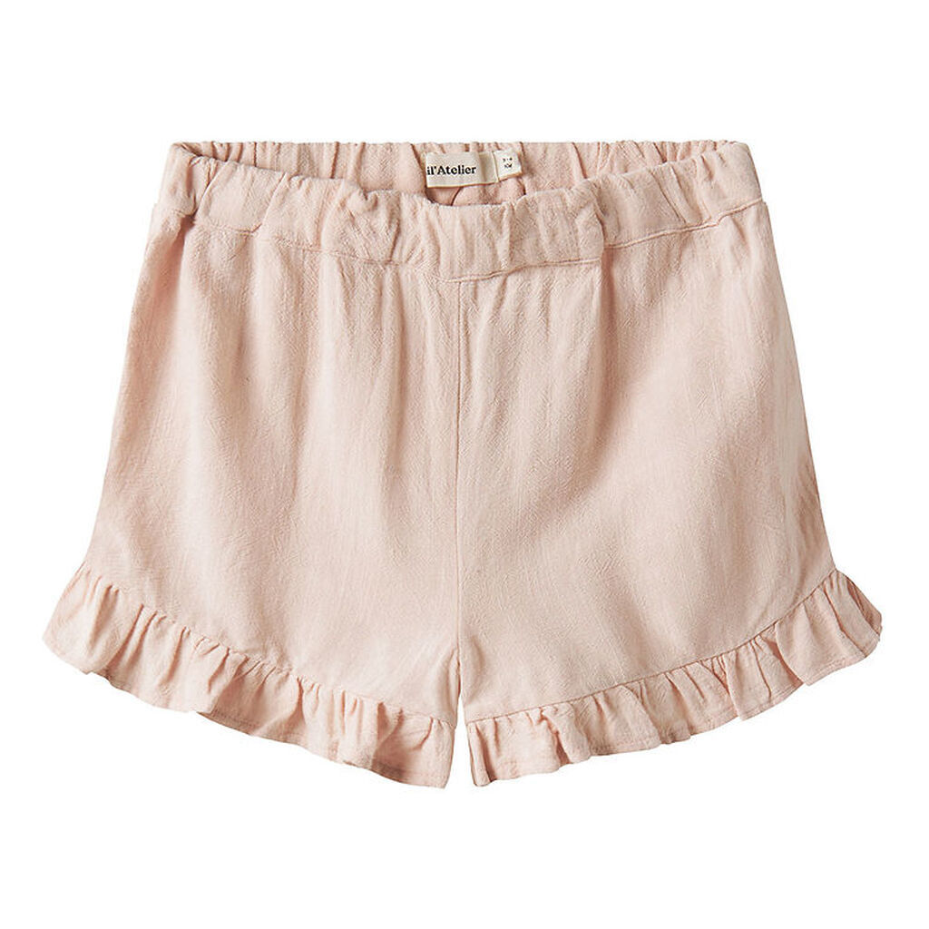 Lil' Atelier Shorts - NmfDolie - Viskose/Hør - Peach Blush