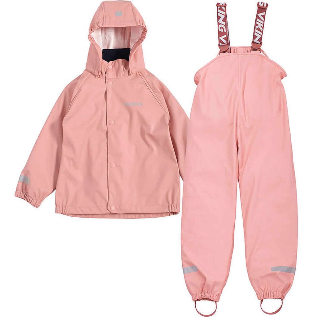 Viking Regntøj m. Seler - Indie - Light Pink