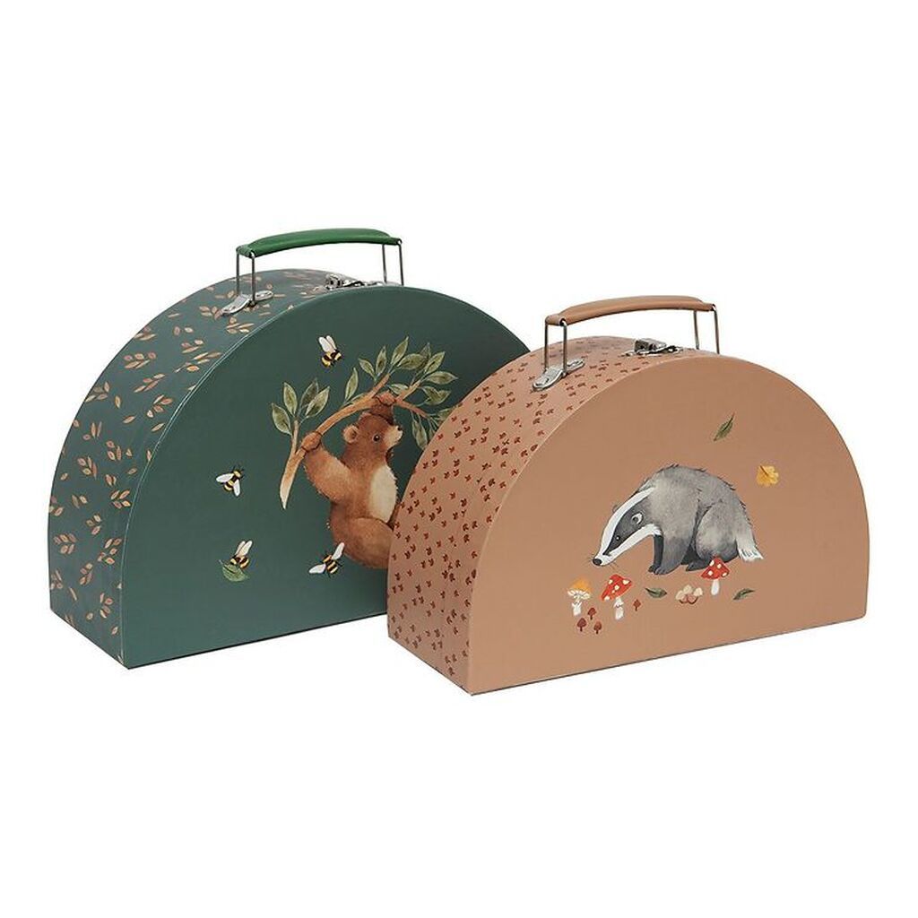 Petit Monkey Kuffert 2-pack - A Day In The Woods