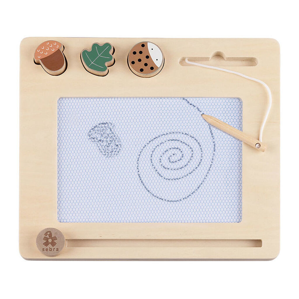 Sebra Tegnetavle - Magnetisk - Træ