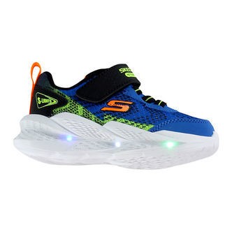 Skechers Sko m. Lys - Meteor Lights - Blå/ Sort