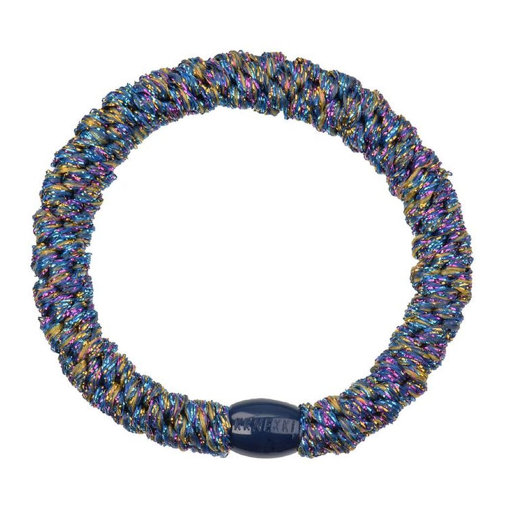 Kknekki Hårelastik - Blå Multiglimmer