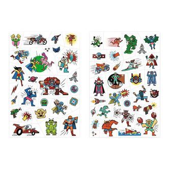 Djeco Tatoveringer - 50+ - Heroes vs Villains